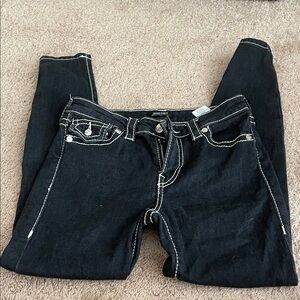 True Religion Black Skinny Jeans